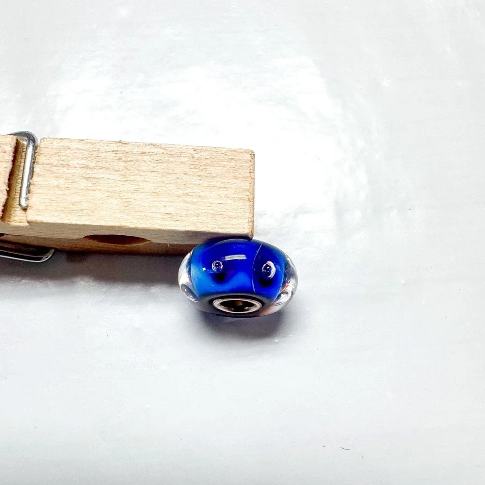 Trollbeads Retired Eye of the Cyclone Glass Bead Charm TGLBE-10143 25S‎ LAA